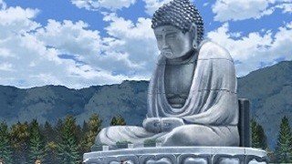 Promise before the Giant Buddha