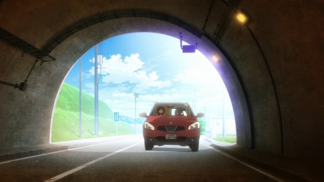 Straight National Road and a Girl