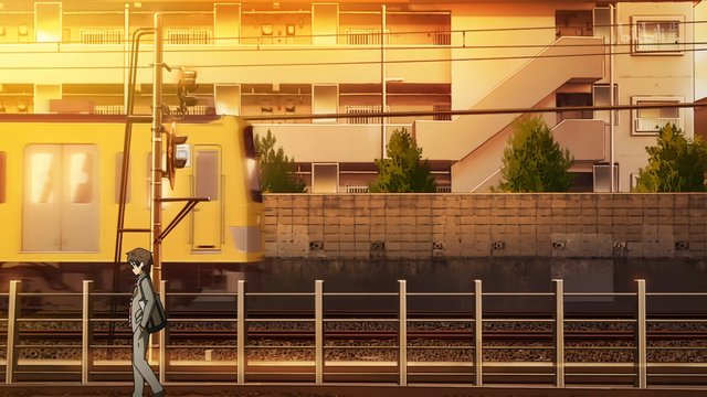 Road near Kami-Shakujii Station along the railway