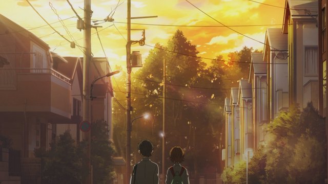 公生と椿の通学路
