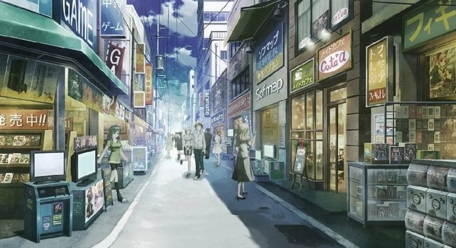 Steins;Gate Back Alley PC Shop