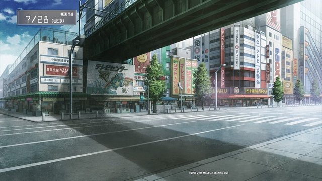 Underpass beneath the elevated railway