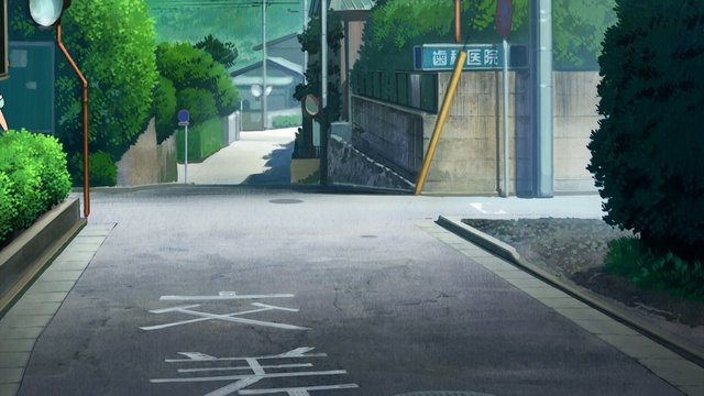 坂道の交差点での再会