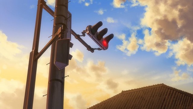 Traffic Light in Front of Chichibu Furusato-kan