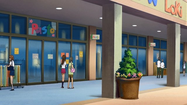 Five friends at a shopping mall restaurant