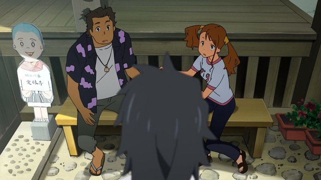 めんまが飛び降りた階段