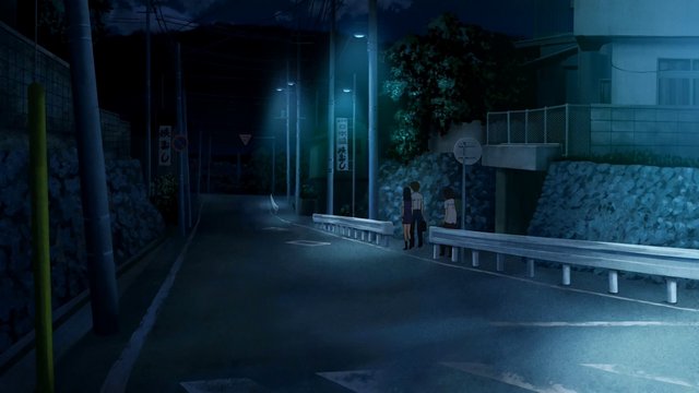 Night view of Sushi Peak Street
