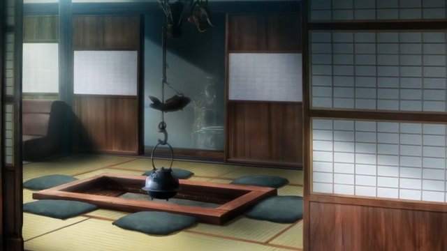 主人公が滞在する伝統的な民宿