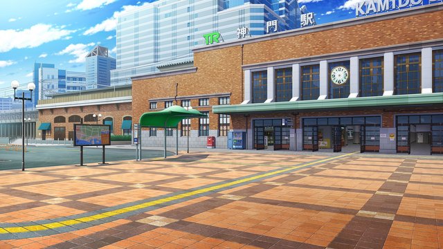 神戸駅南口歩道橋