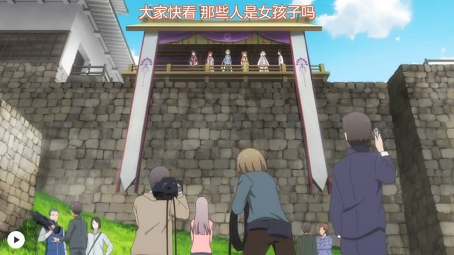 Battle in front of Marugame Castle keep