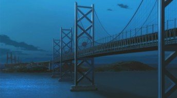 The grand bridge the Hero Club passes