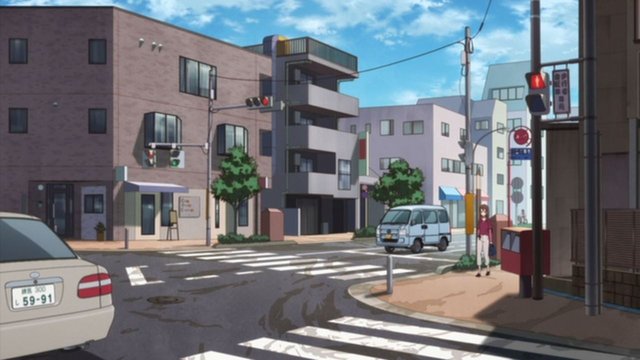 Intersection in front of Musashino Animation