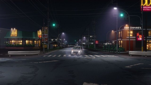 Crossroad near Musashino Animation