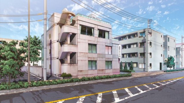 摩托车店前街道