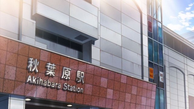 Daily scene at Akihabara Station's Electric Town Exit