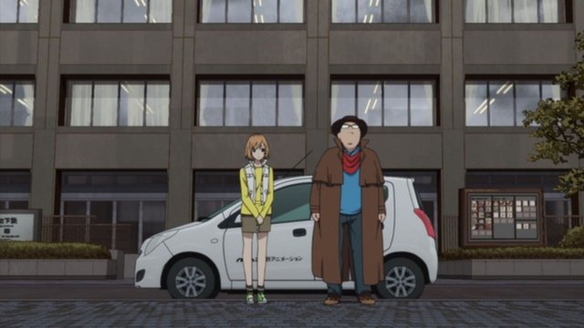 Intersection on the commute route of Musashino Animation employees