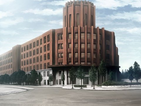 Historic Red-Brick Building
