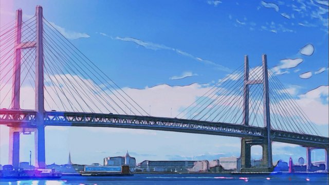 横滨海湾大桥场景