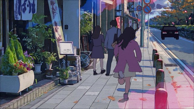 Street corner restaurant where Hana and Alice pass after school