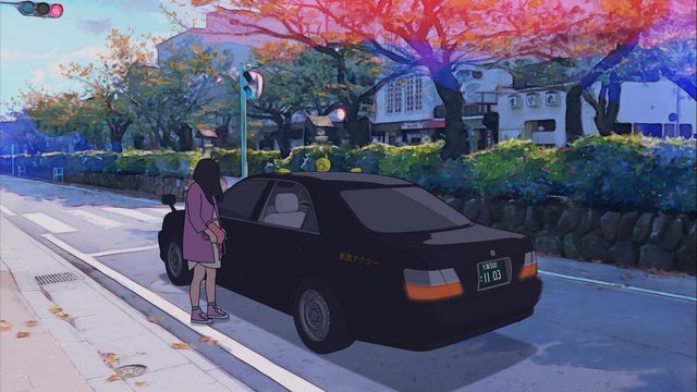In front of Sakura-ya