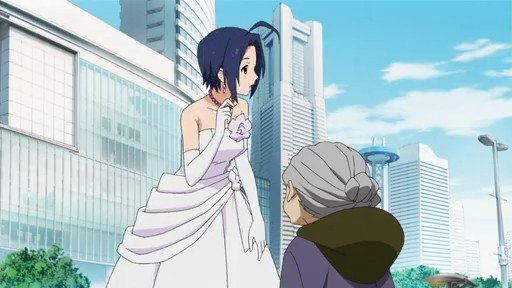 Gathering in front of a building