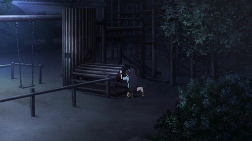 Haruka's practice at the neighborhood park