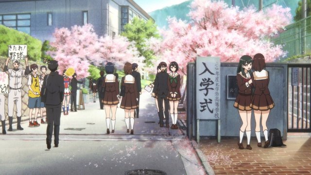 Kitauji High School Gate and Slope