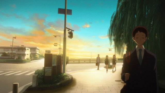 Conversation by the bridge's west end