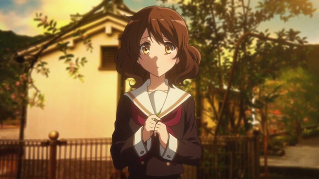 Kumiko and Reina's twilight bench