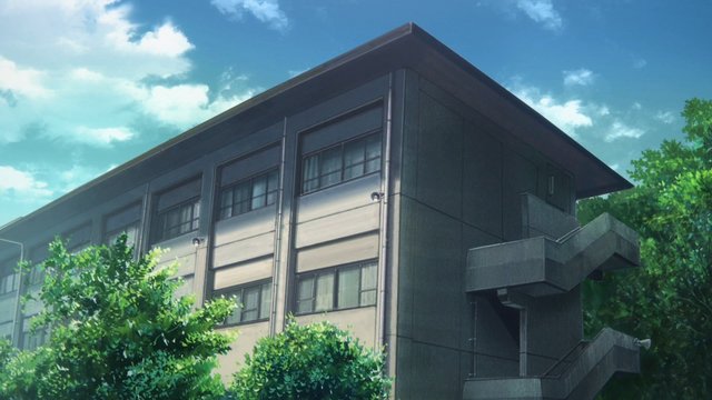Corner of Kitauji High School Teaching Building