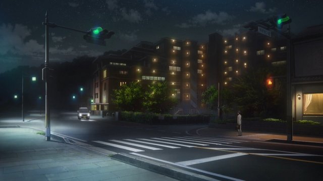Nighttime crossing near Uji River