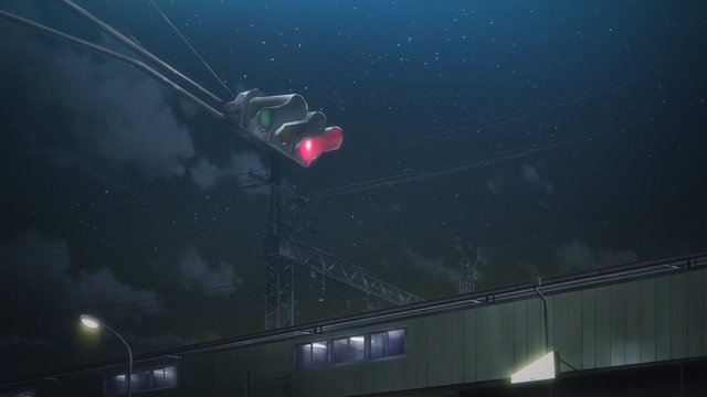 Nighttime Red Signal