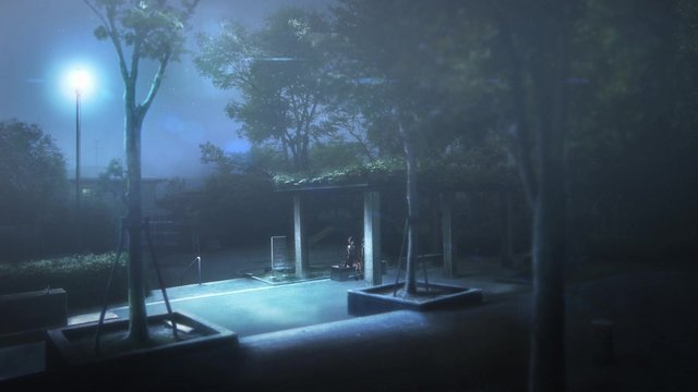 山坡上的儿童公园与练习时光