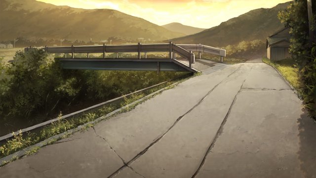 The bridge frequently crossed by the protagonists