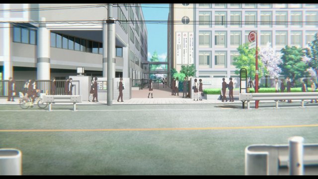 Middle school entrance slope