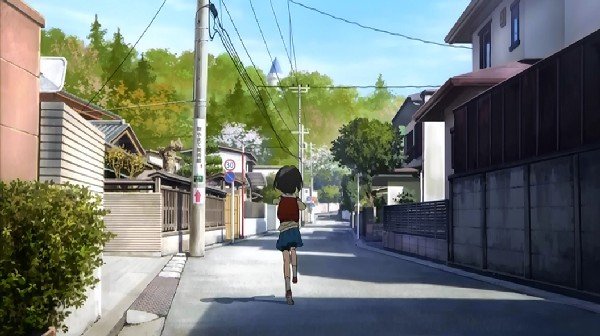 望向城堡的道路