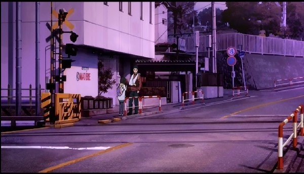 Crossing in front of Ohanabatake Station