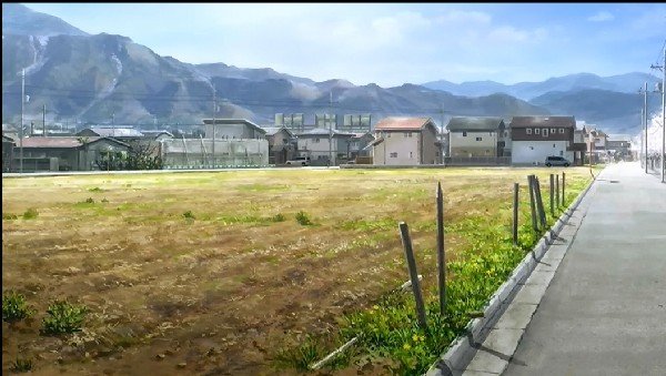 順の家の近くの通り