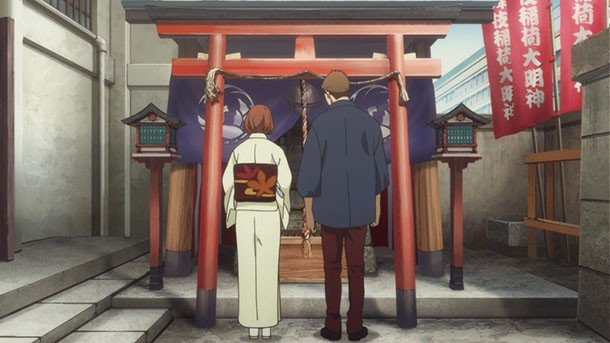 Rakugo Performer and Miyoji's Shrine Encounter
