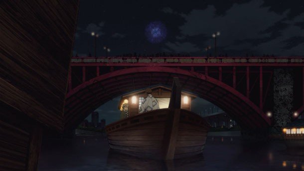 Riding over Azuma Bridge