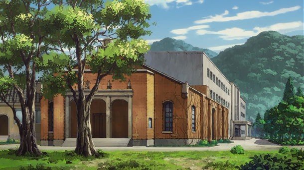 Yotaro's alma mater school gate