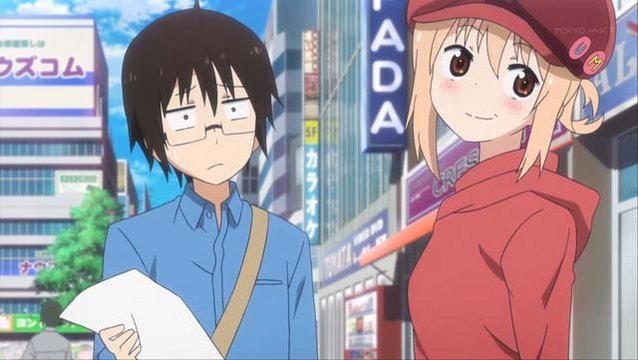 Shopping street scene