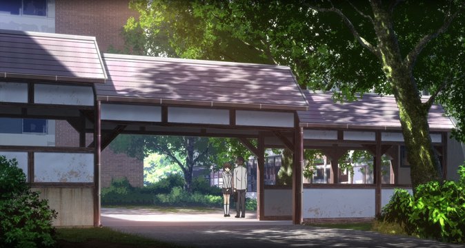 星の海学園の廊下