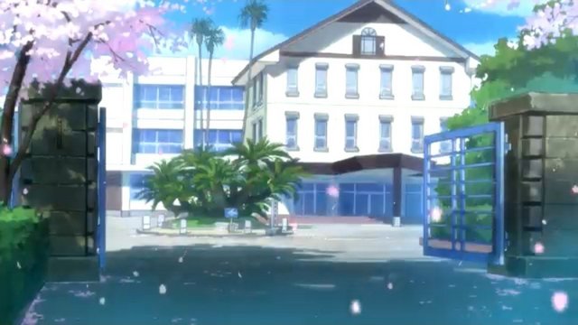 青叶高中校门