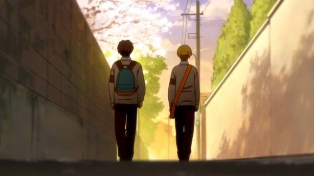 放課後の路地