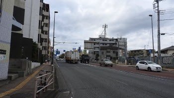 Traffic light junction on a cycling route