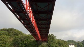 Under the bridge cycling path