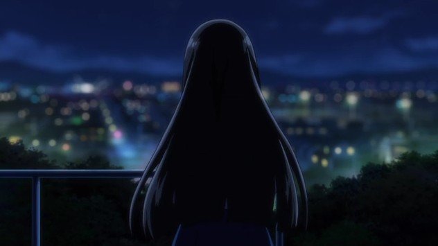 Episode 7: Night scene in front of a temple