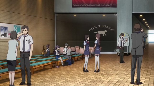 Haruta & Chika's Youth · Café in Episode 10