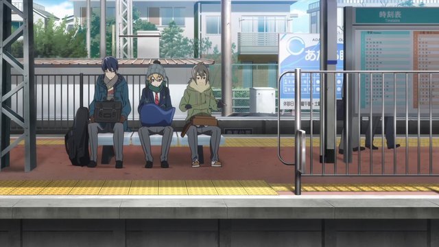 Shin-Shimizu Station OP scene